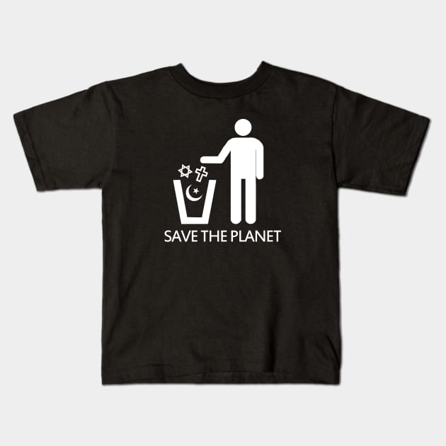 Save The Planet - Religions Kids T-Shirt by valentinahramov